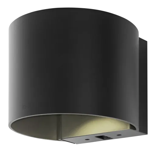 In-Lite Halo Up-Down Wall 100-230v - Black-Weersbestendig