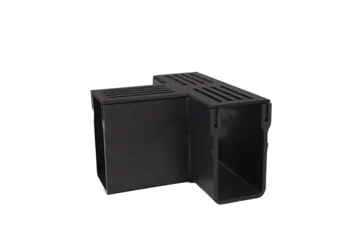 Star Drain 65/100 T-stuk - Premium Zwart (Aluminium)-Eenvoudige installatie