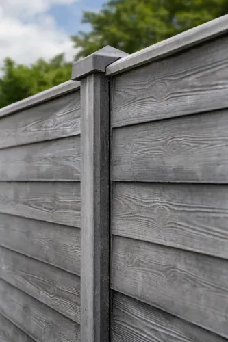 Beton-afdekkap Schie antraciet diamantkop 180cm-