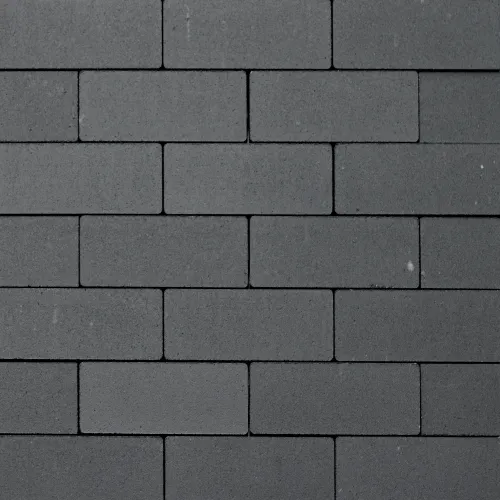 Strackstone Crown GRN+ Dikformaat 21x7x8 vlak antraciet KOMO PL2-Gekleurde onderlaag van beton met hoge kwaliteit deklaag