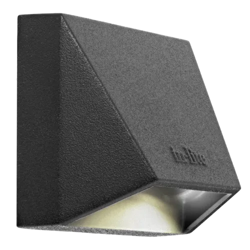 In-Lite Mini Wedge Wall 12V - Dark Grey-Functionele verlichting op schuttingen en muren