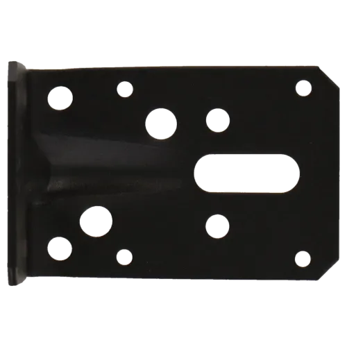 Hoekanker m/ril 90x90x60mm zwart TXT p/stuk-