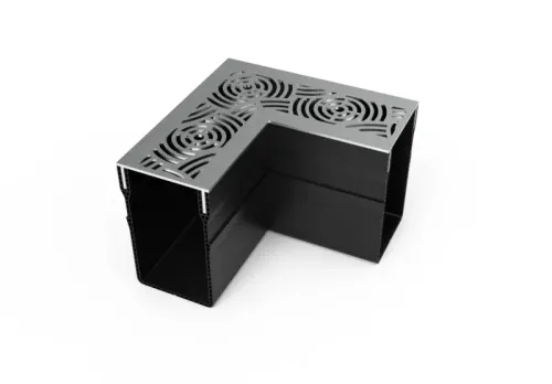 Star Drain 65/100 Hoekstuk - Falcon-Line (RVS-Inox)-Optimale waterafvoer