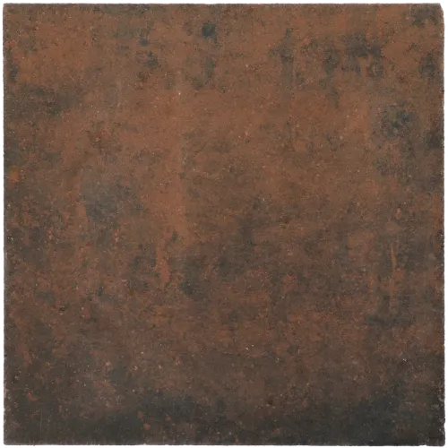 Carré tegel 50x50x5 vlak KOMO nero castano-