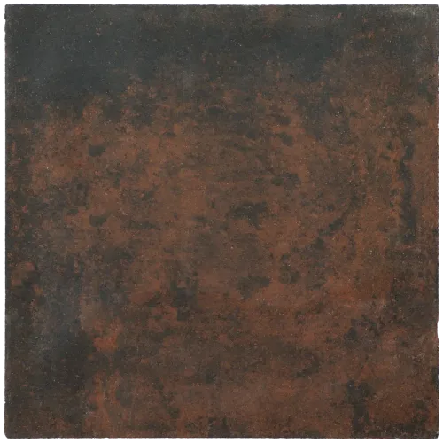 Carré tegel 50x50x5 vlak KOMO nero castano-